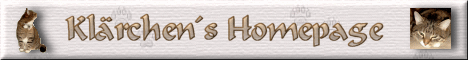 Kl&auml;rchens's Homepage